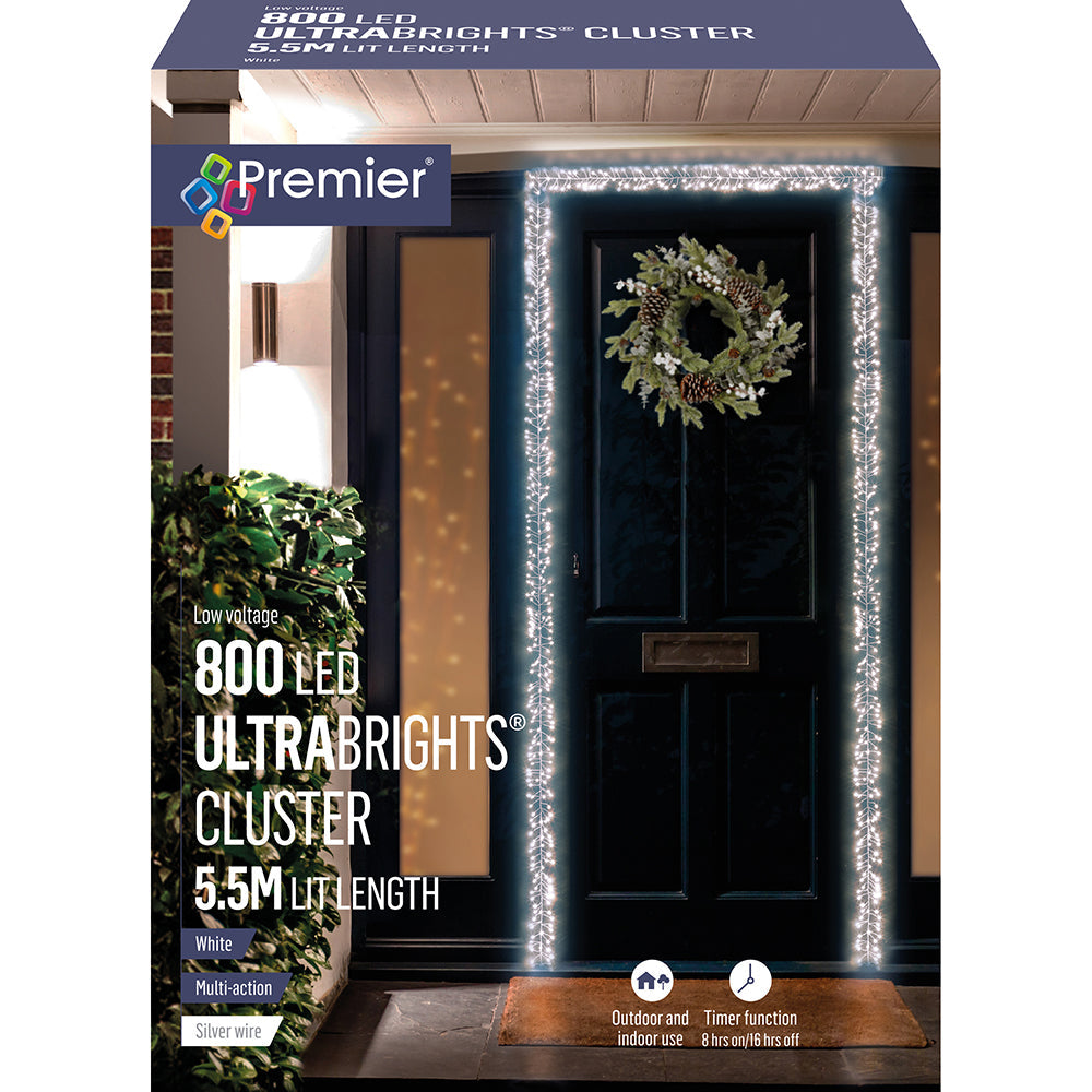 Premier 5.5M 800L Ultrabright Cluster White LED's