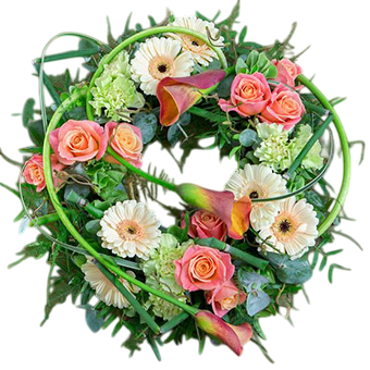 Peach & Cream Wreath