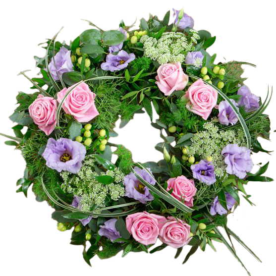Pink & Lilac Wreath
