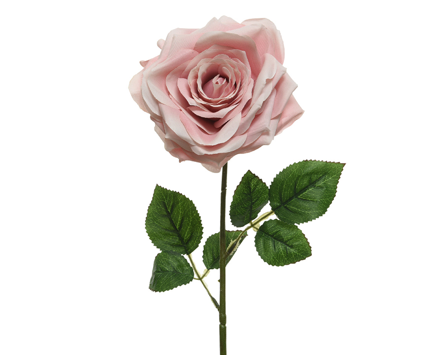Kaemingk Rose Pink Single Rose Stem