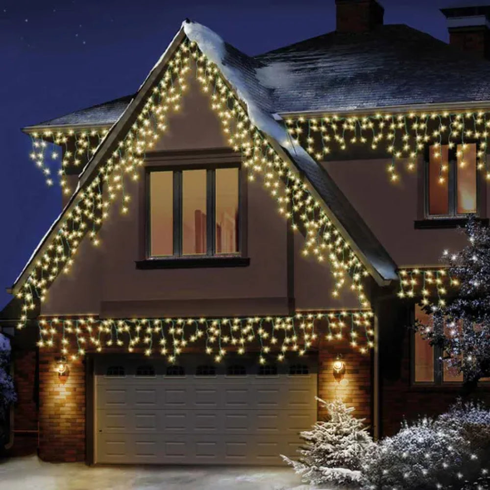 Premier 300 Warm White LED Iceiclebrights with Timer