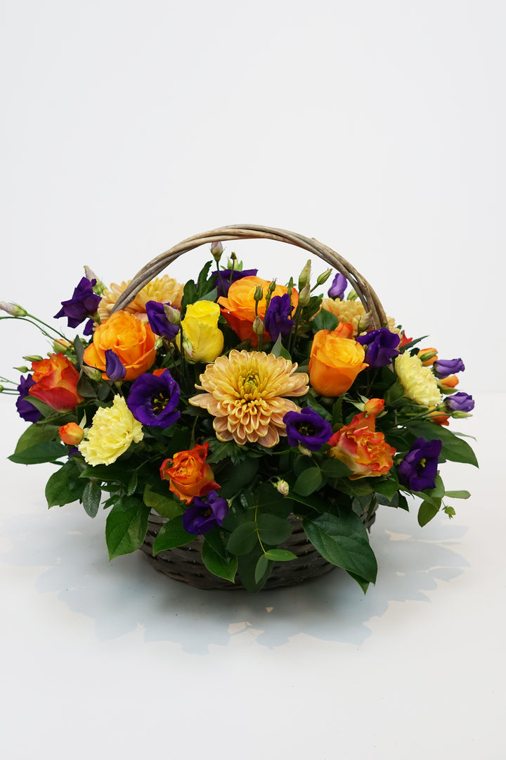 ORANGE BASKET ARRANGEMENT