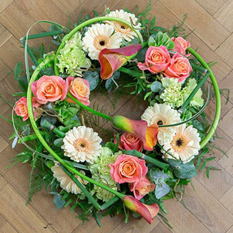 Peach & Cream Wreath