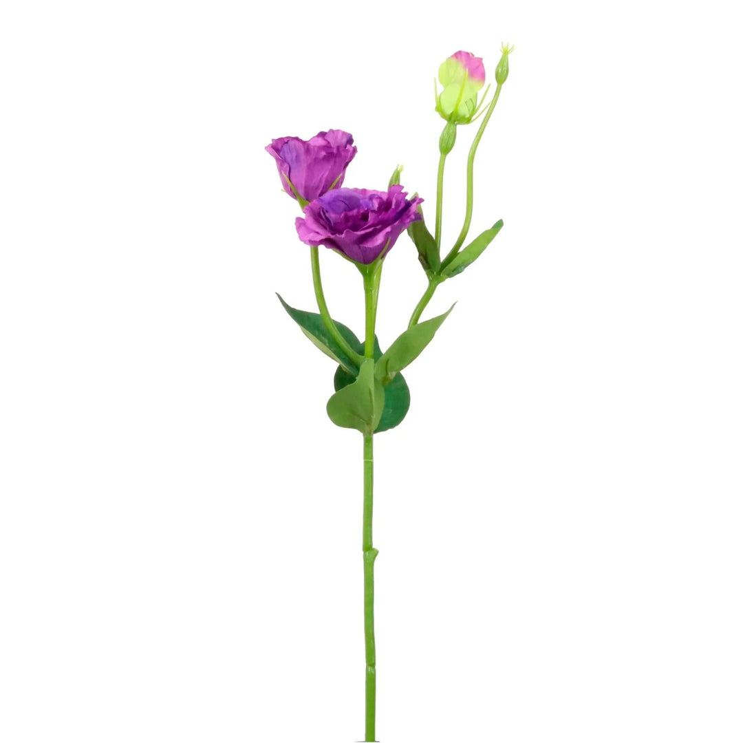 Lotus Imports Frilly Small Lisianthus Spray Purple