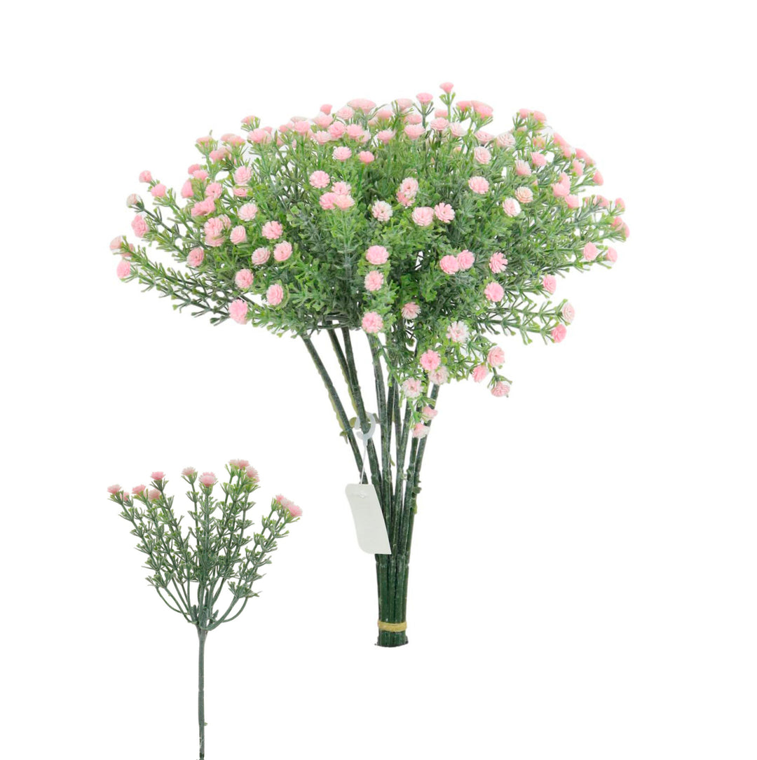 Lotus Imports Plastic Wild Gyp Sprig Pale Pink (10Pcs Per Bunch)