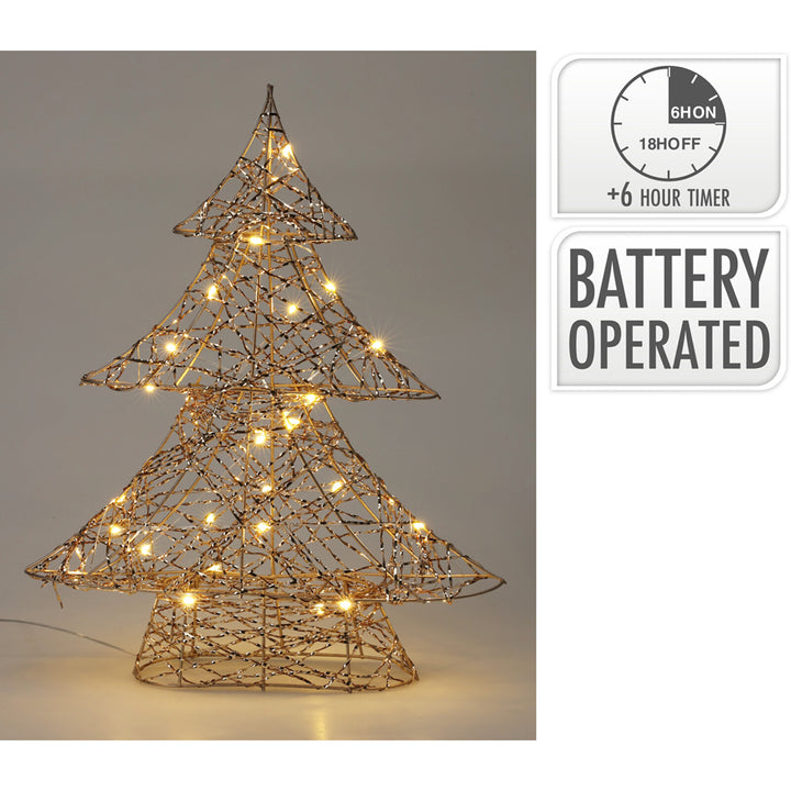 Koopman Gold Tree Decoration LED (40cm)