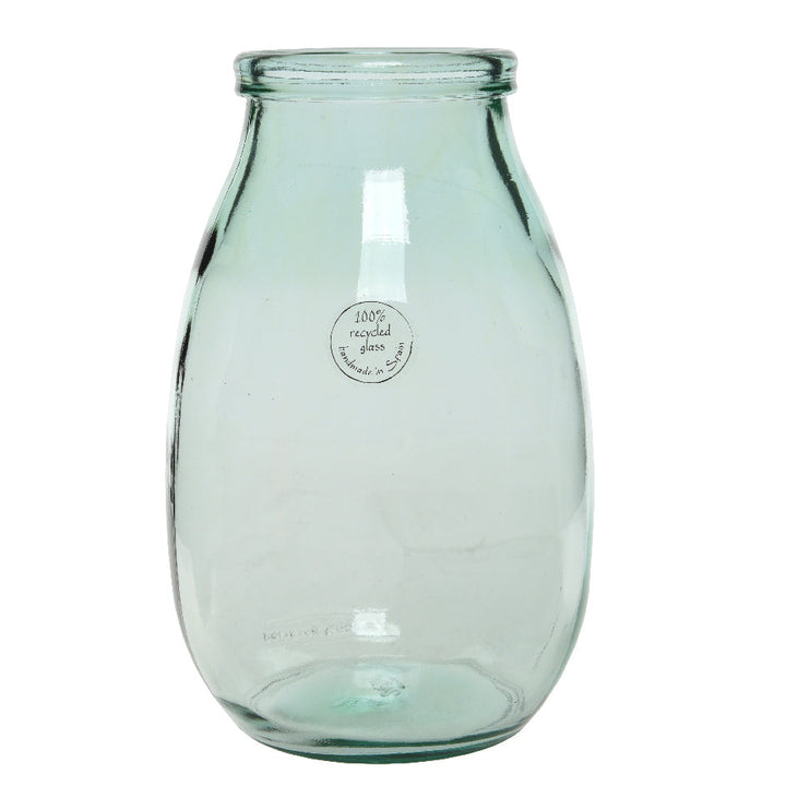 Recycled Clear Glass Vase 18 x 28cm