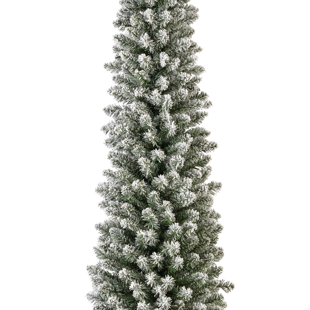 Kaemingk Snowy Pencil Pine Tree (Dia.60Cm X H.210Cm)