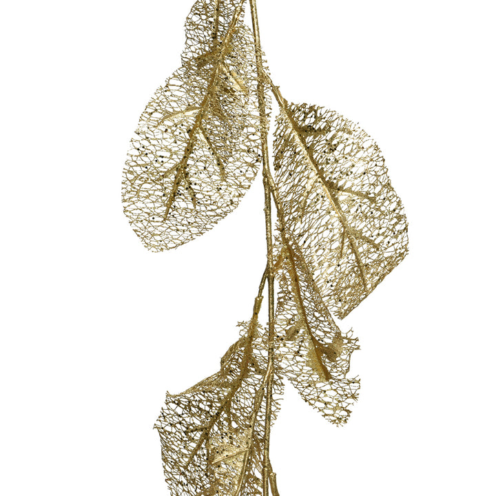 Kaemingk Gold Leaves Garland (H.190cm)