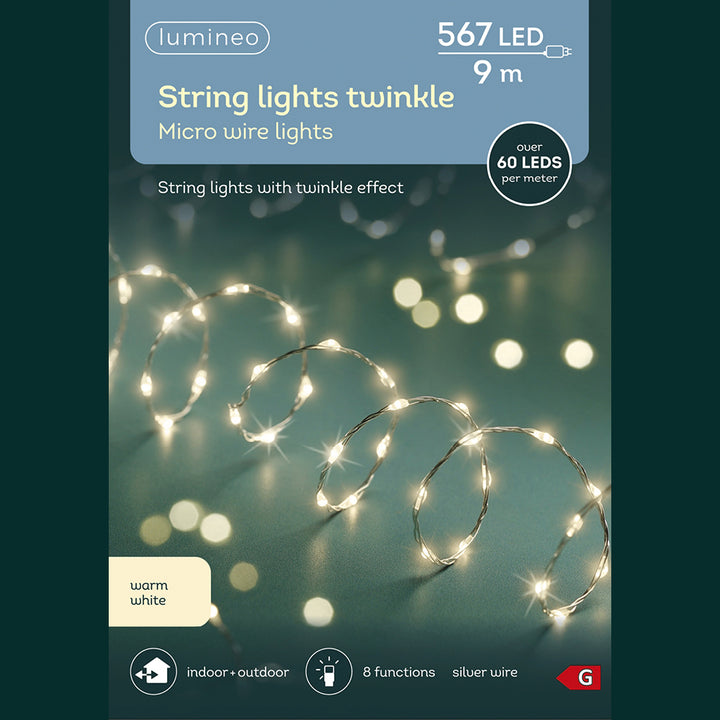 Kaemingk Micro LED Warm Twinkle Extra Dense (900cm)