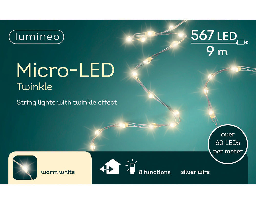 Kaemingk Micro LED Warm Twinkle Extra Dense (900cm)