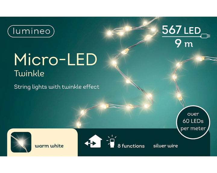 Kaemingk Micro LED Warm Twinkle Extra Dense (900cm)