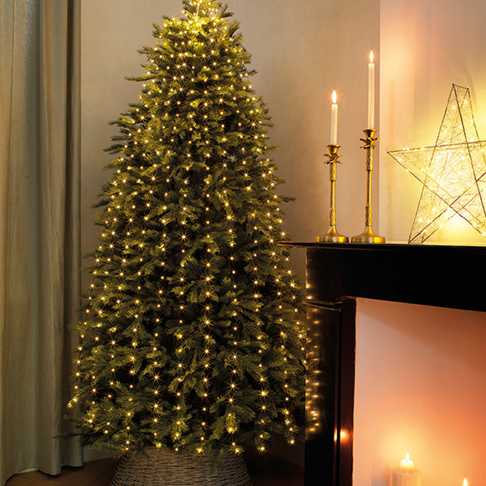 Kaemingk Micro LED Warm Green Tree Bunch Lights  (240cm)