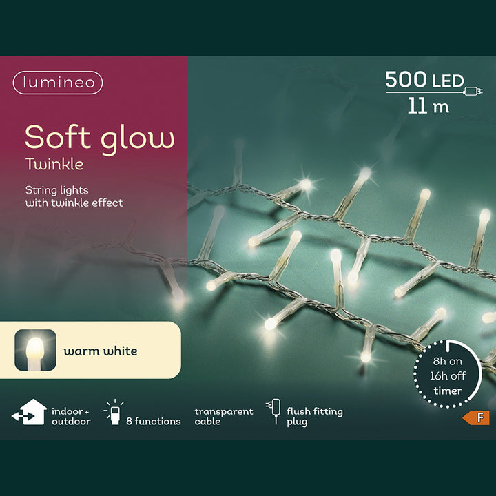 Kaemingk LED Warm White Glow Twinkle Effect (1100cm)