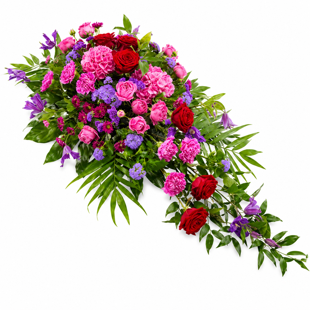 Pink and Red Single Ended Spray