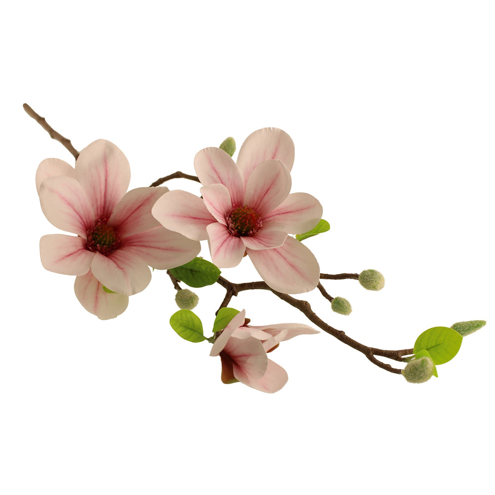 Sage Decor Magnolia Grandiflora Spray 74cm - Pink