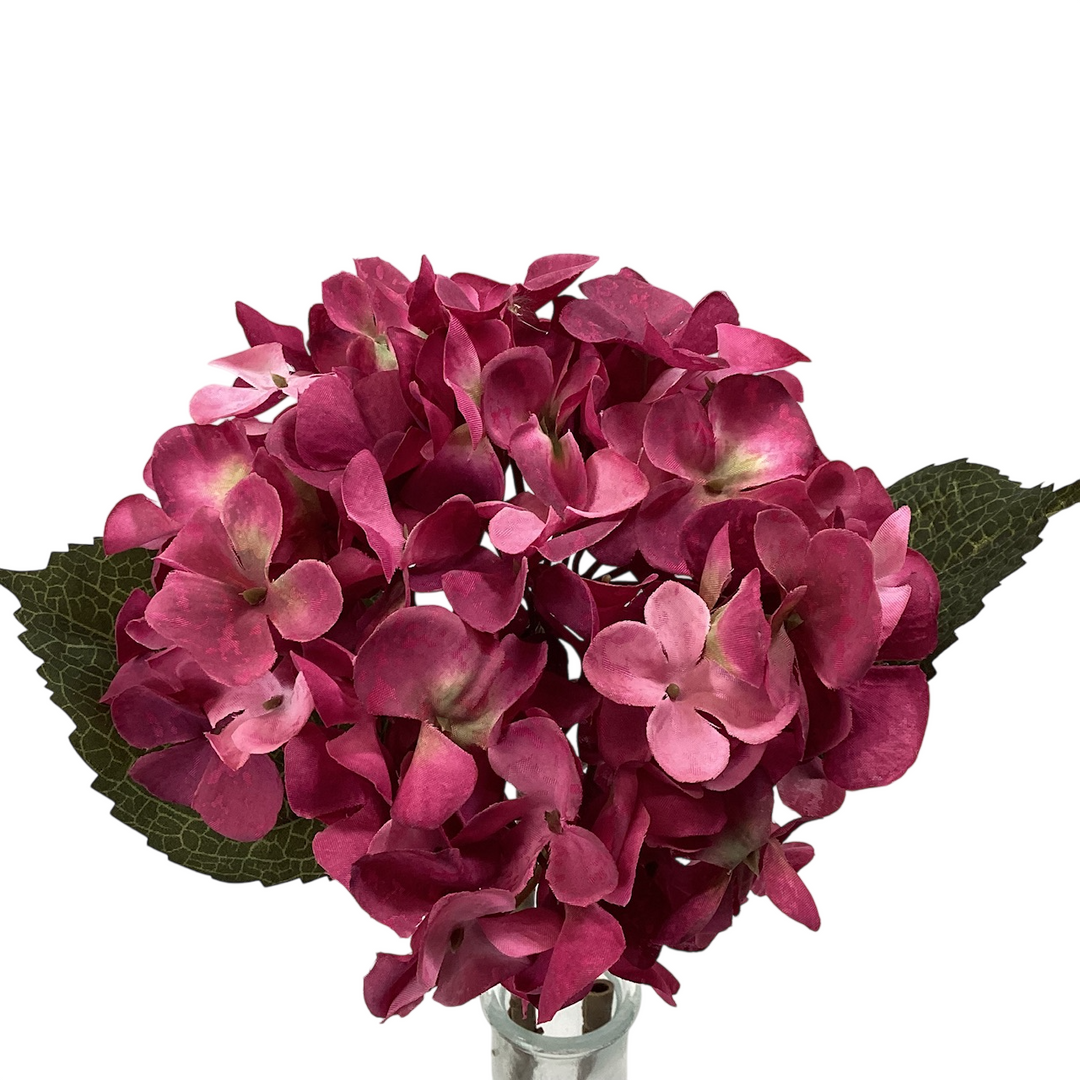 Sage Décor 46cm Autumn Hydrangea Cerise