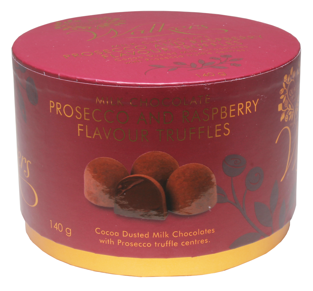 Walkers Chocolates Raspberry and Prosecco Truffles (140g)