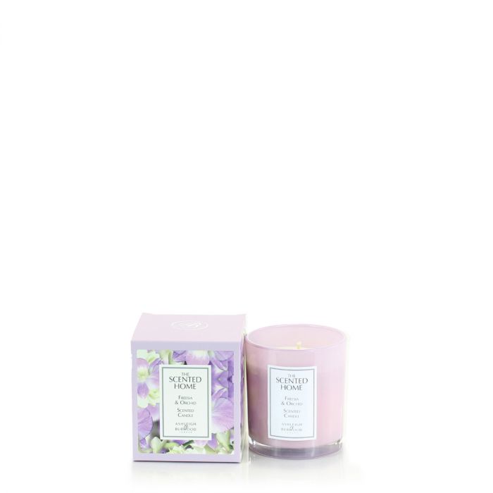 The Scented Home Freesia & Orchid Fragrance Candle