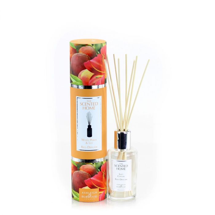 The Scented Home White Peach & Lily Reed Diffuser